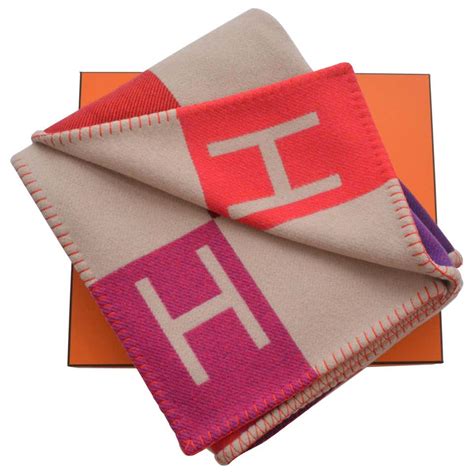 used hermes blanket.